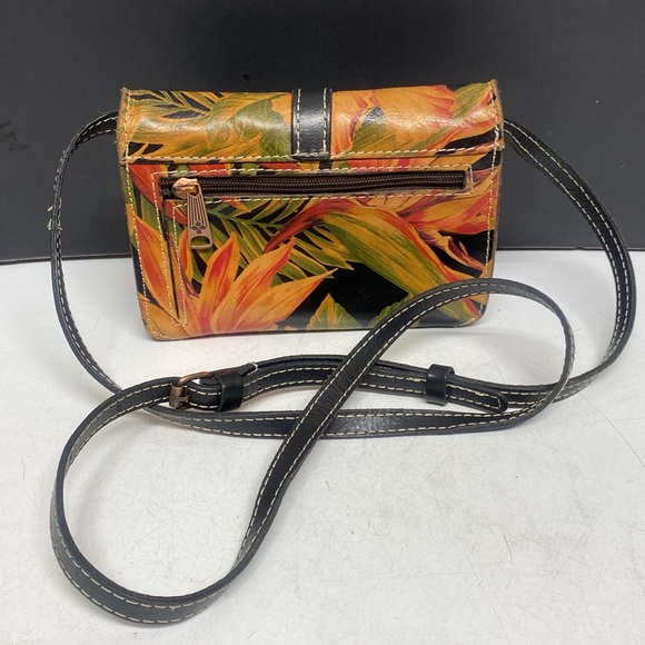 Patricia Nash Floral Leather Crossbody Purse - Picture 6 of 17